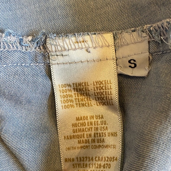 Anthropologie | Cloth & Stone | Chambray Tank - Picture 3 of 5